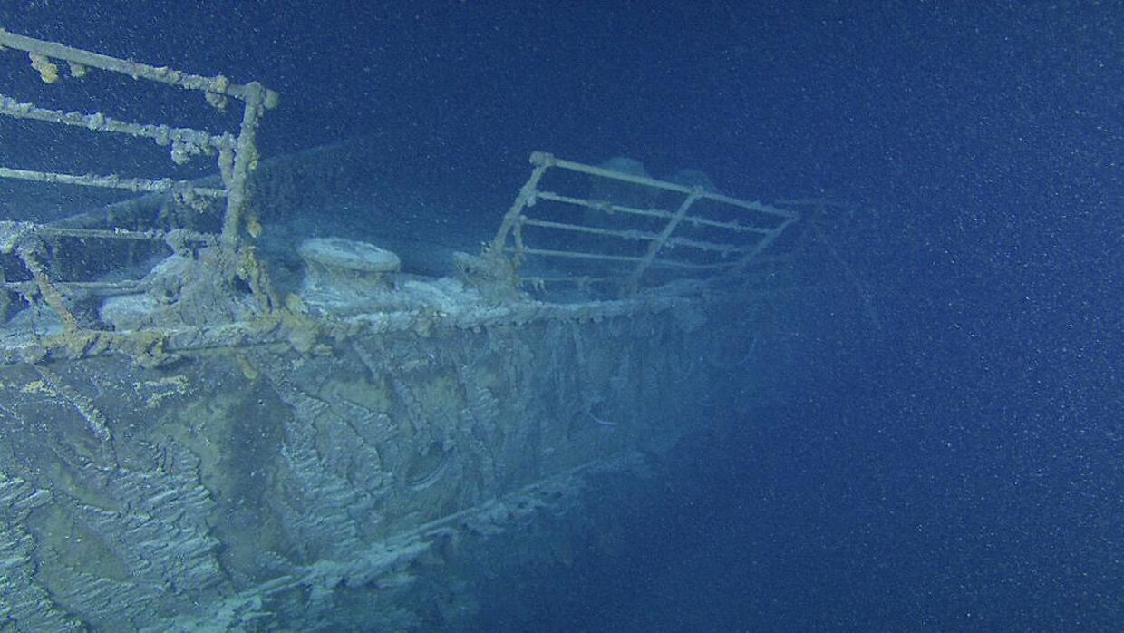 Титаник на дне карта